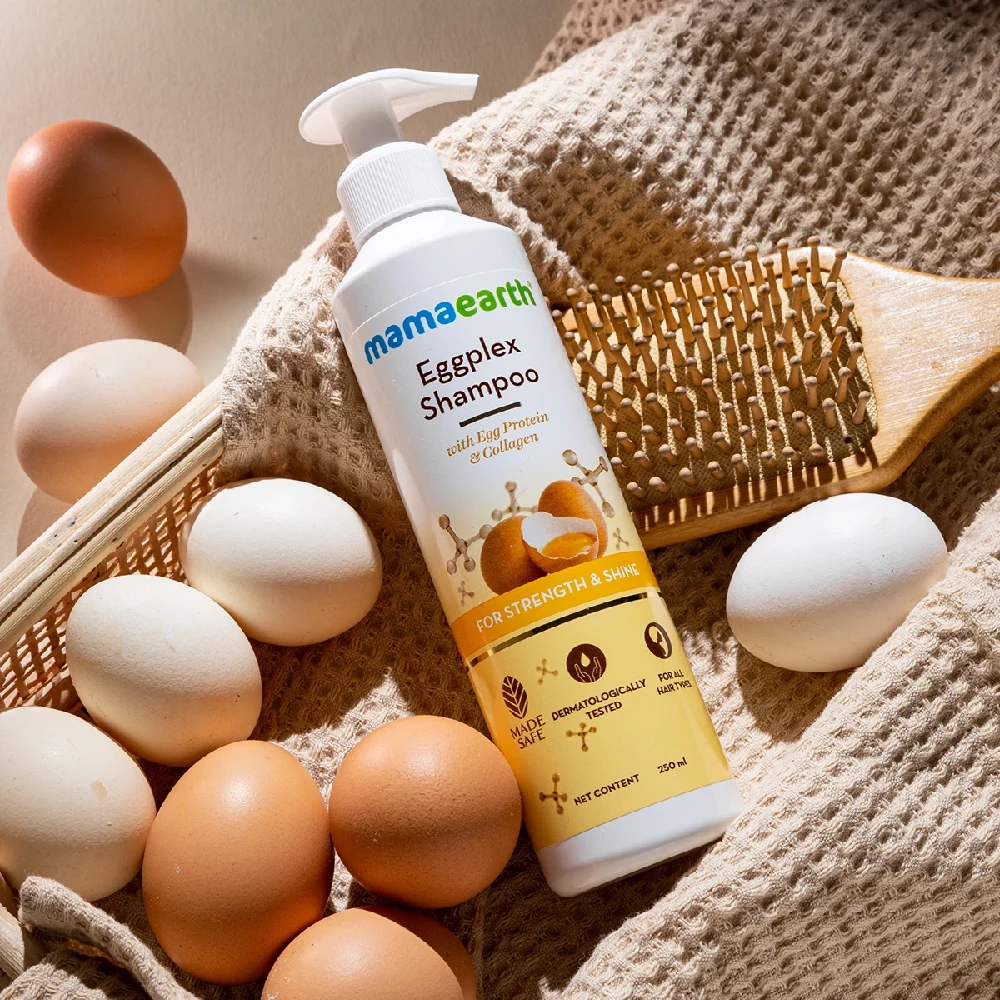 Eggplex Shampoo with Egg Protein & Collagen for Strength and Shine, 250 ml-2.webp